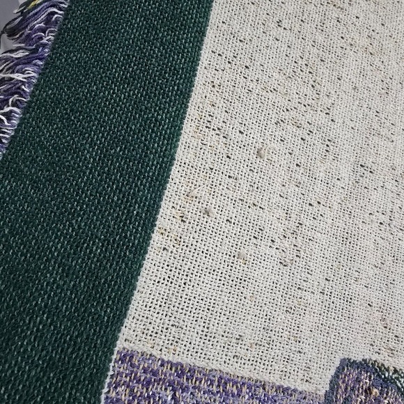 Goodwin Weavers Anne Of Green Gables Woven Tapestry Throw Blanket Fringe READ - Picture 14 of 15
